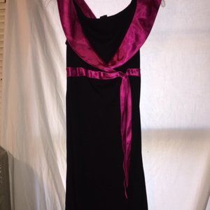 Xoxo Black with Pink sleeveless Dress Size S